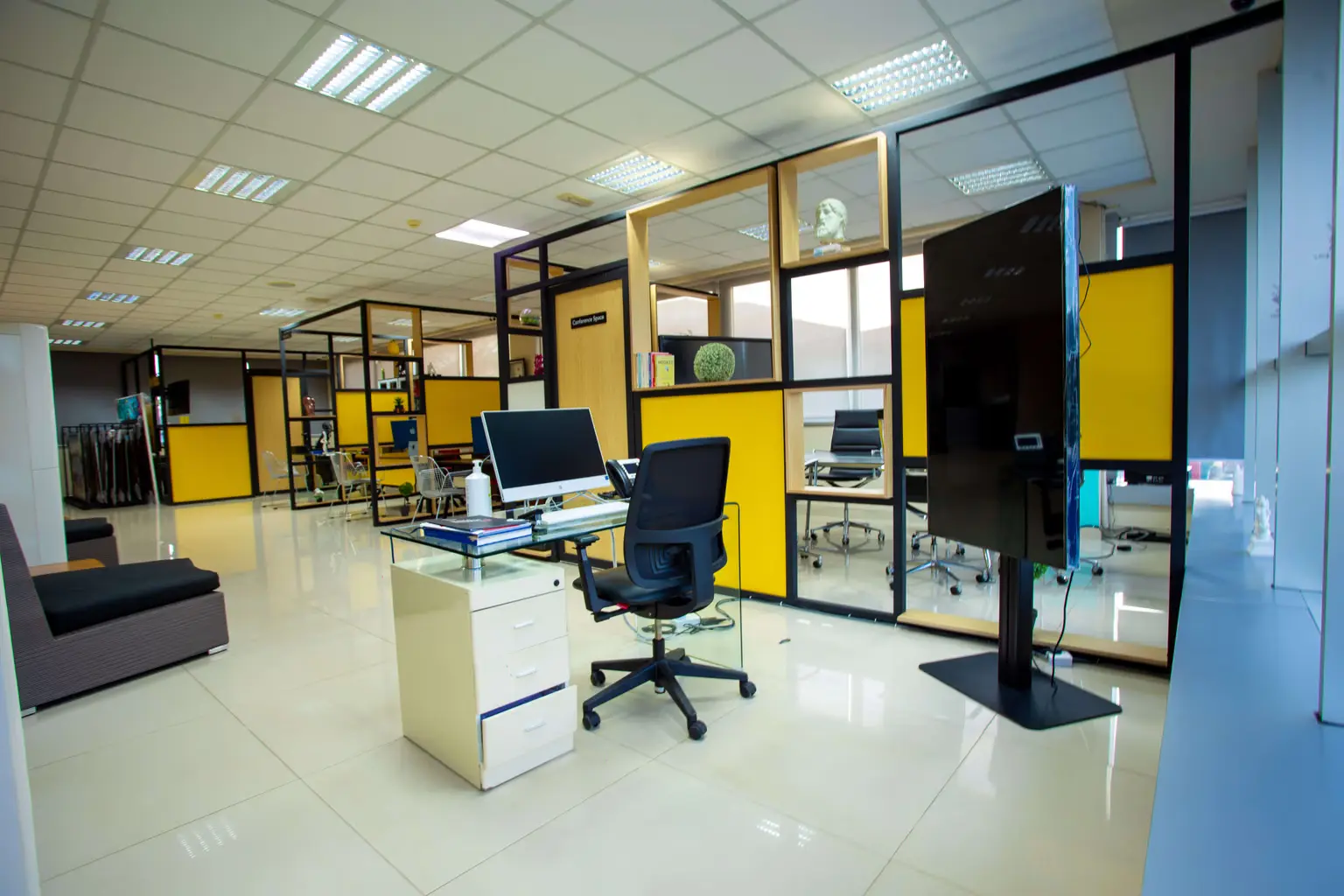 Coworking space interior